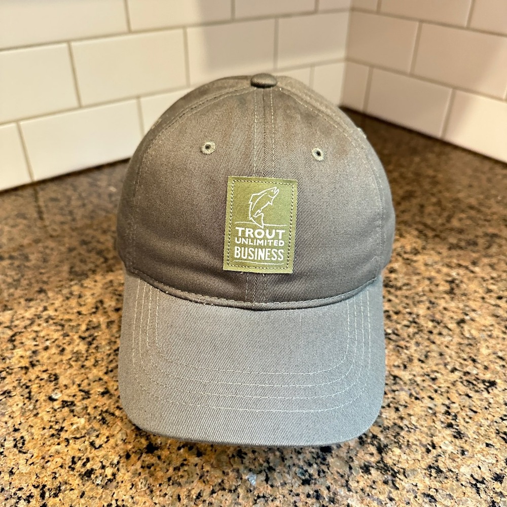 RepYourWater Trout Unlimited Business Adjustable Baseball Hat Olive